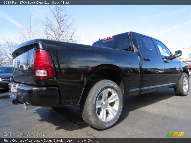 Black / Black 2014 Ram 1500 Sport Crew Cab