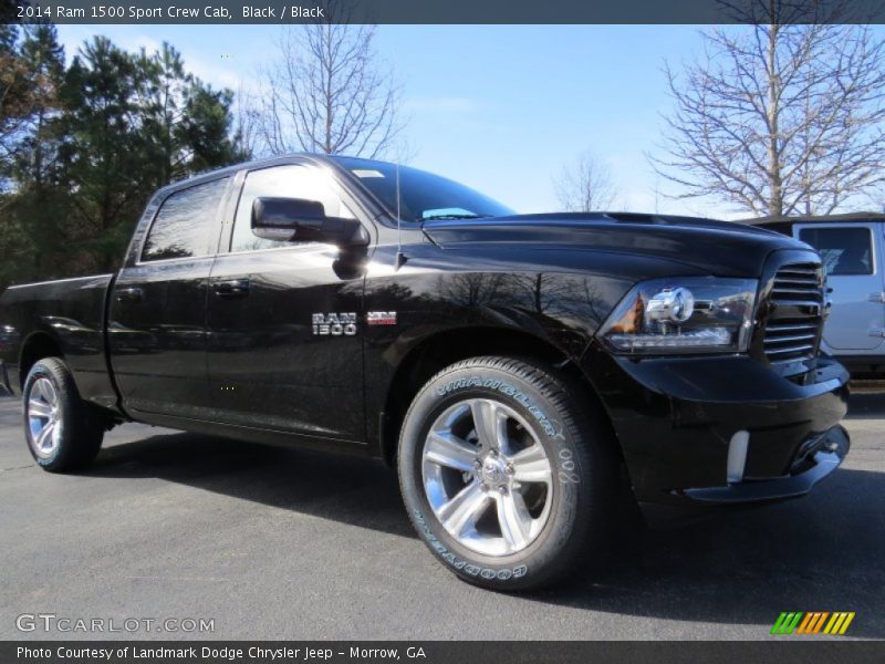Black / Black 2014 Ram 1500 Sport Crew Cab