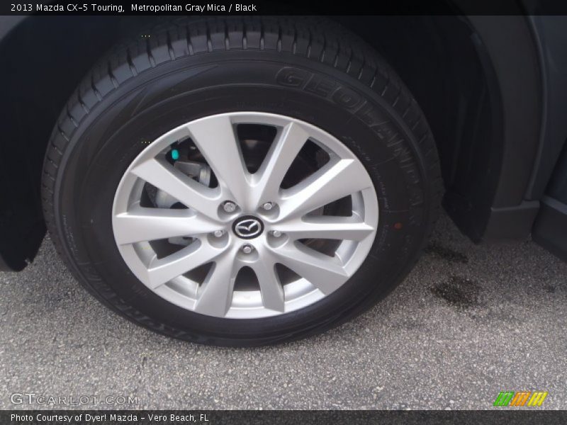 Metropolitan Gray Mica / Black 2013 Mazda CX-5 Touring