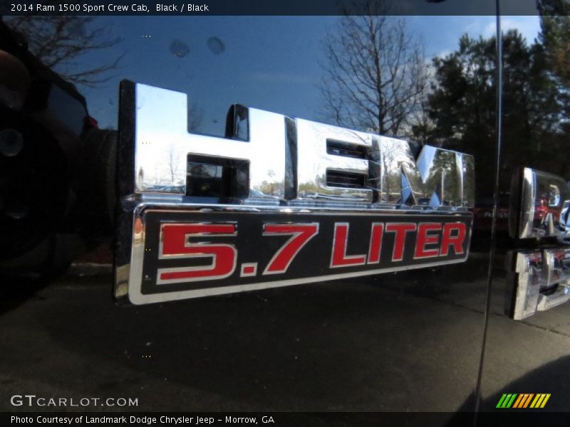 Black / Black 2014 Ram 1500 Sport Crew Cab