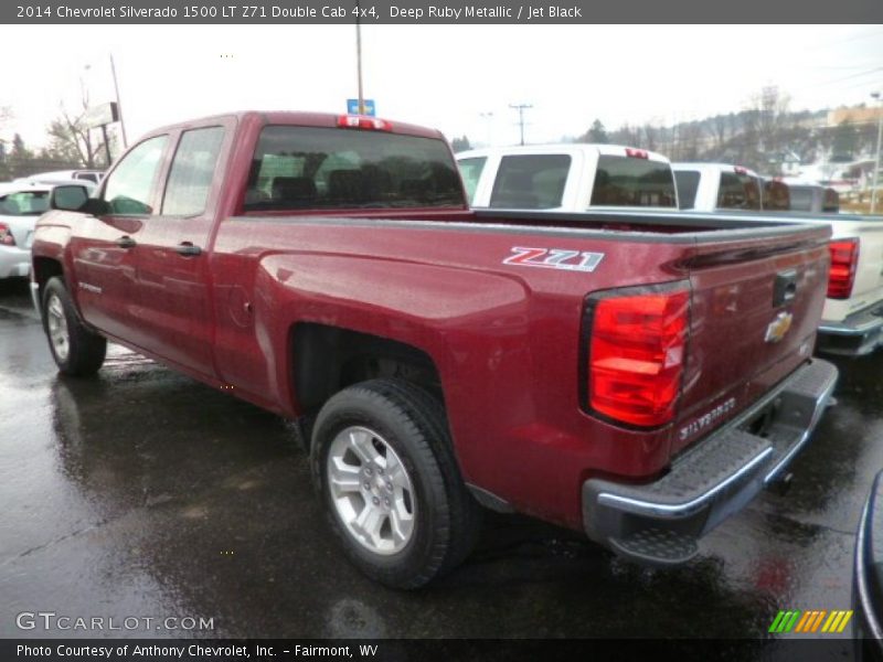 Deep Ruby Metallic / Jet Black 2014 Chevrolet Silverado 1500 LT Z71 Double Cab 4x4