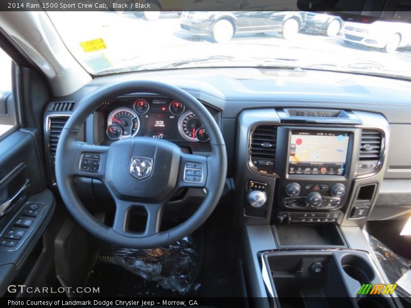 Black / Black 2014 Ram 1500 Sport Crew Cab