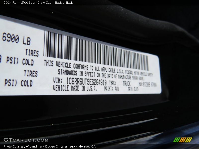 Black / Black 2014 Ram 1500 Sport Crew Cab
