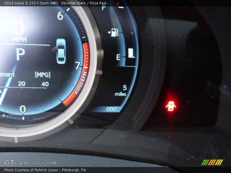 Obsidian Black / Rioja Red 2014 Lexus IS 250 F Sport AWD