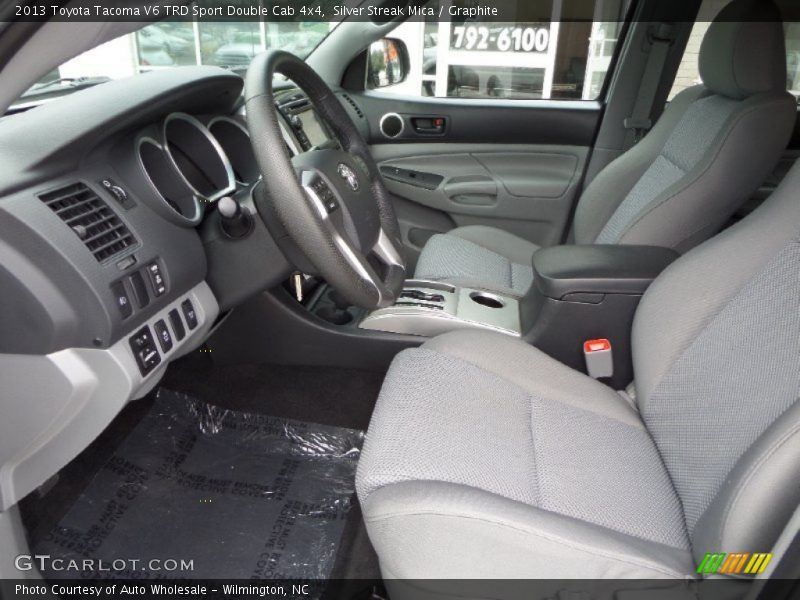 Silver Streak Mica / Graphite 2013 Toyota Tacoma V6 TRD Sport Double Cab 4x4
