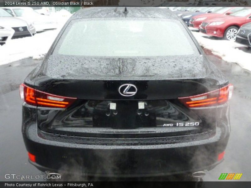 Obsidian Black / Black 2014 Lexus IS 250 AWD