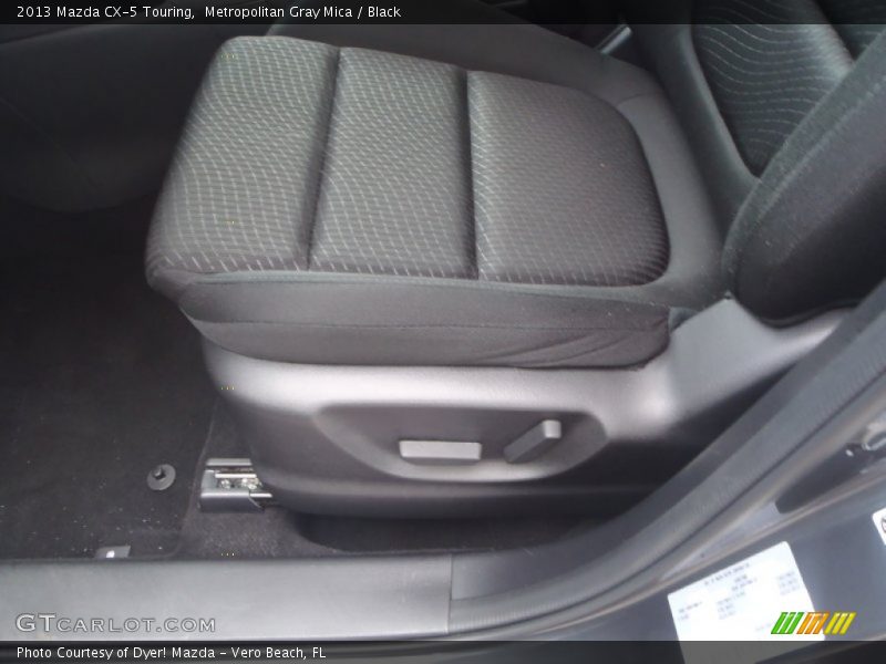 Metropolitan Gray Mica / Black 2013 Mazda CX-5 Touring
