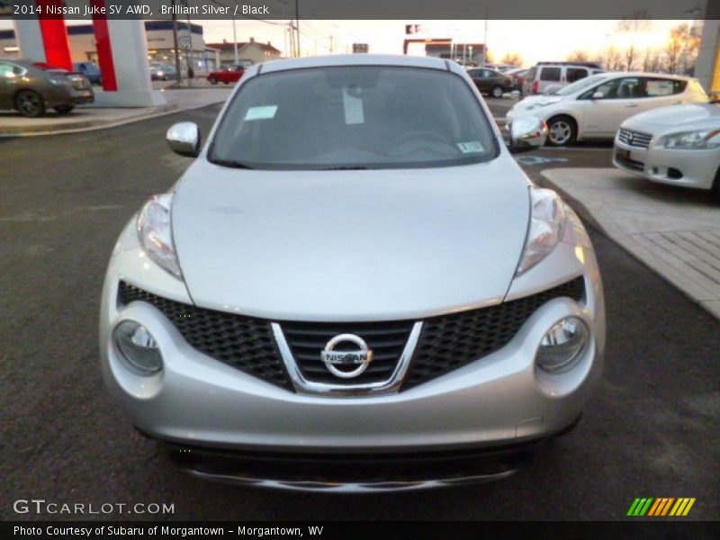 Brilliant Silver / Black 2014 Nissan Juke SV AWD
