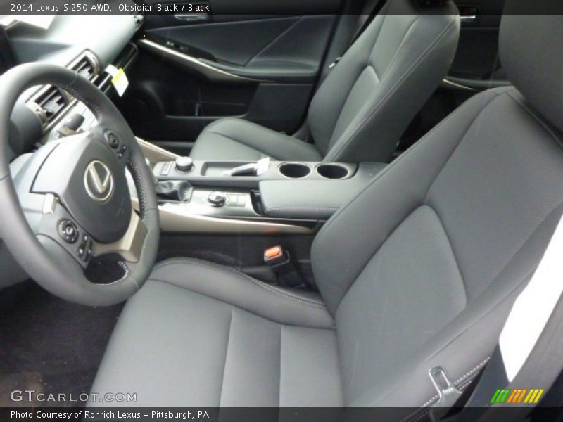 Obsidian Black / Black 2014 Lexus IS 250 AWD