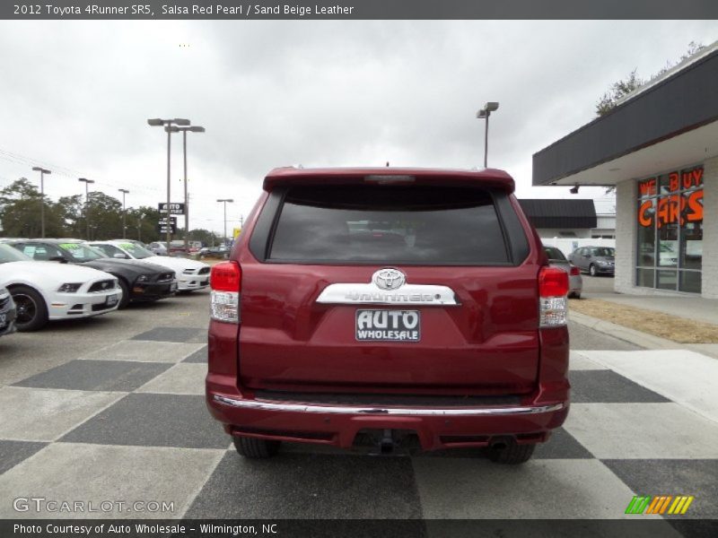 Salsa Red Pearl / Sand Beige Leather 2012 Toyota 4Runner SR5