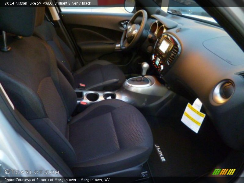 Brilliant Silver / Black 2014 Nissan Juke SV AWD