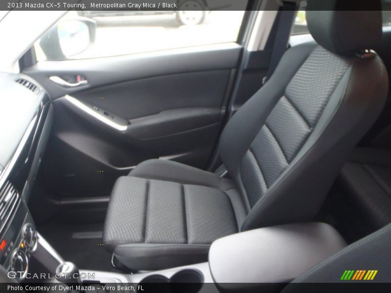 Metropolitan Gray Mica / Black 2013 Mazda CX-5 Touring