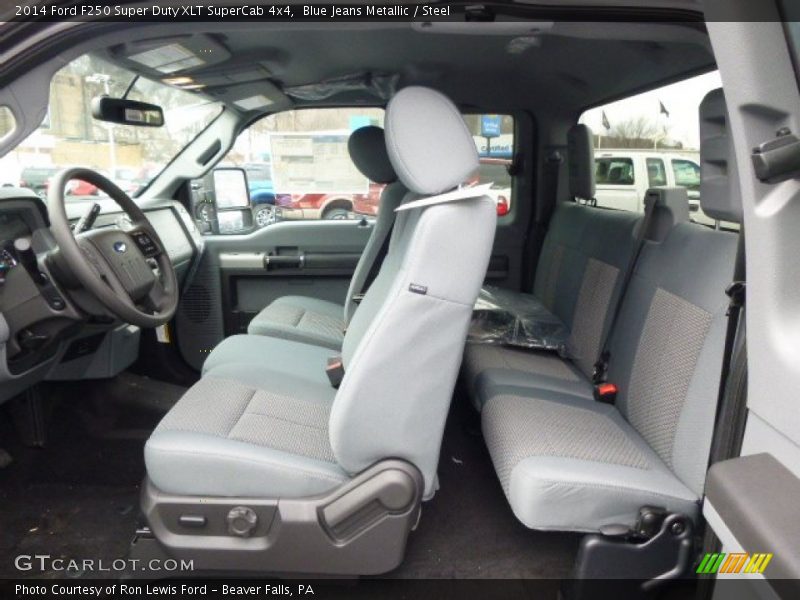 Blue Jeans Metallic / Steel 2014 Ford F250 Super Duty XLT SuperCab 4x4