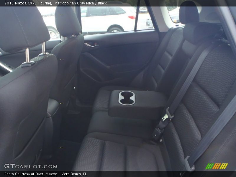 Metropolitan Gray Mica / Black 2013 Mazda CX-5 Touring