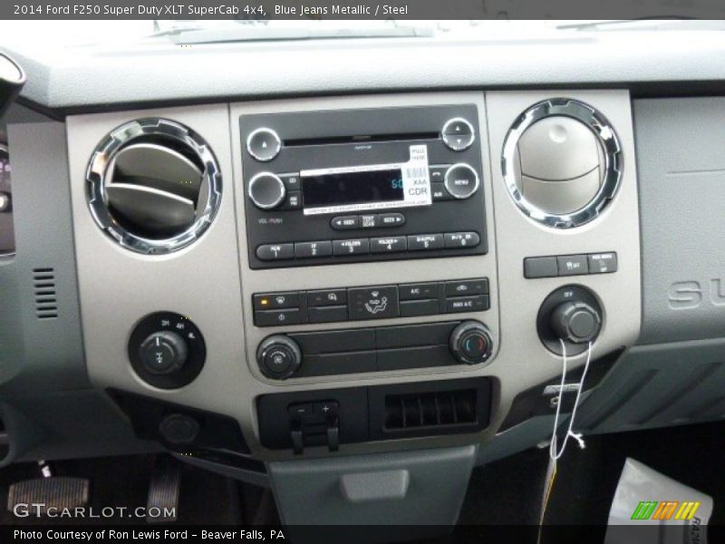 Blue Jeans Metallic / Steel 2014 Ford F250 Super Duty XLT SuperCab 4x4