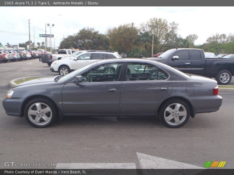 Anthracite Metallic / Ebony 2003 Acura TL 3.2 Type S