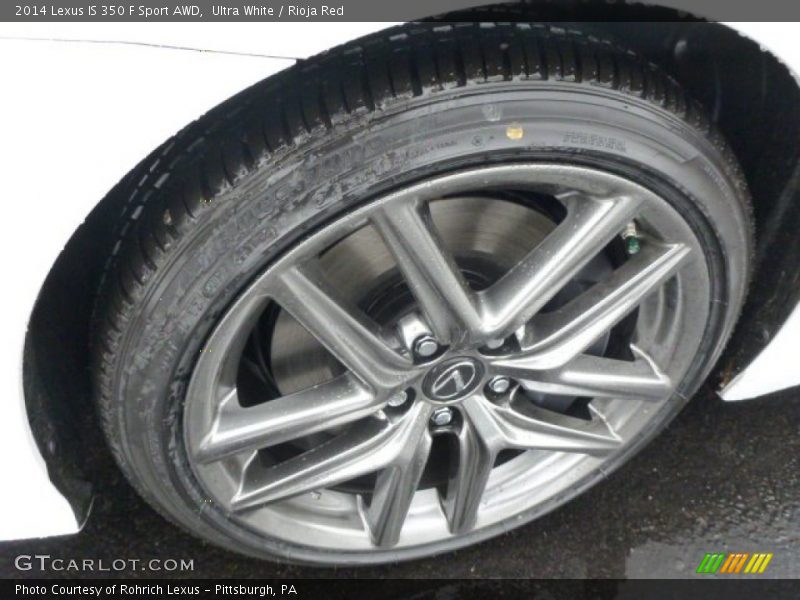 Ultra White / Rioja Red 2014 Lexus IS 350 F Sport AWD