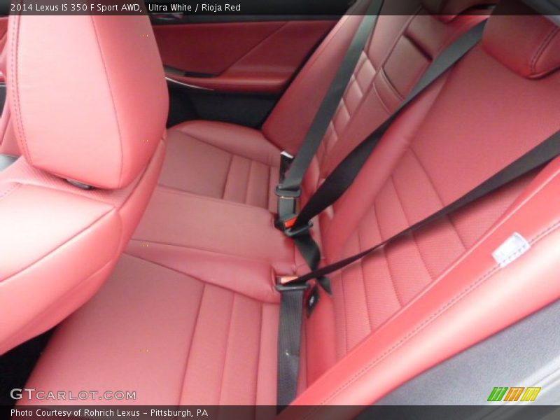Ultra White / Rioja Red 2014 Lexus IS 350 F Sport AWD