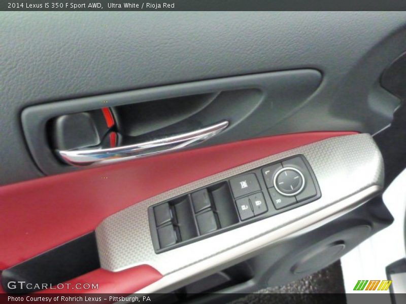 Ultra White / Rioja Red 2014 Lexus IS 350 F Sport AWD