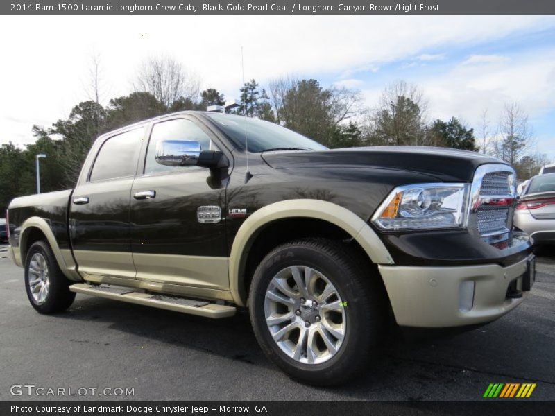 Front 3/4 View of 2014 1500 Laramie Longhorn Crew Cab