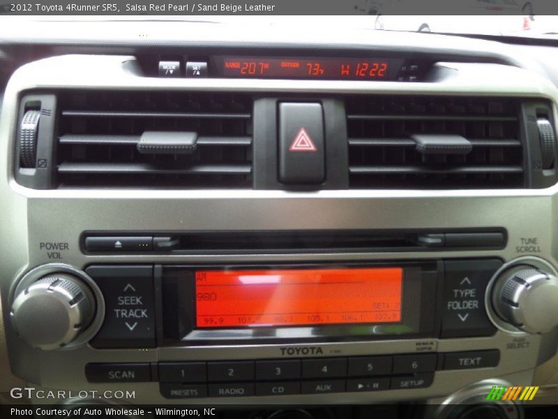 Salsa Red Pearl / Sand Beige Leather 2012 Toyota 4Runner SR5