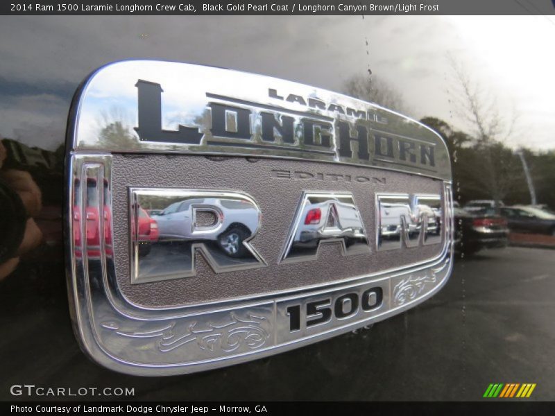 Black Gold Pearl Coat / Longhorn Canyon Brown/Light Frost 2014 Ram 1500 Laramie Longhorn Crew Cab
