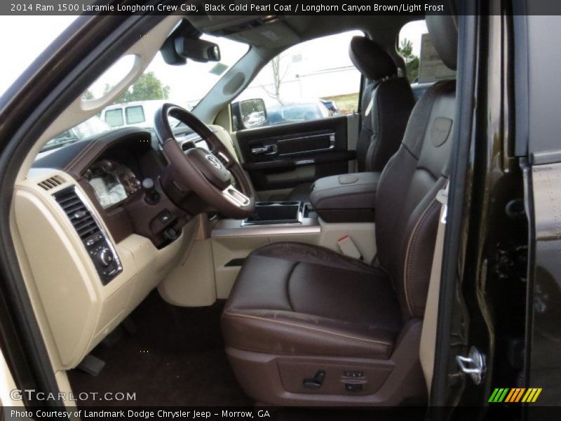  2014 1500 Laramie Longhorn Crew Cab Longhorn Canyon Brown/Light Frost Interior