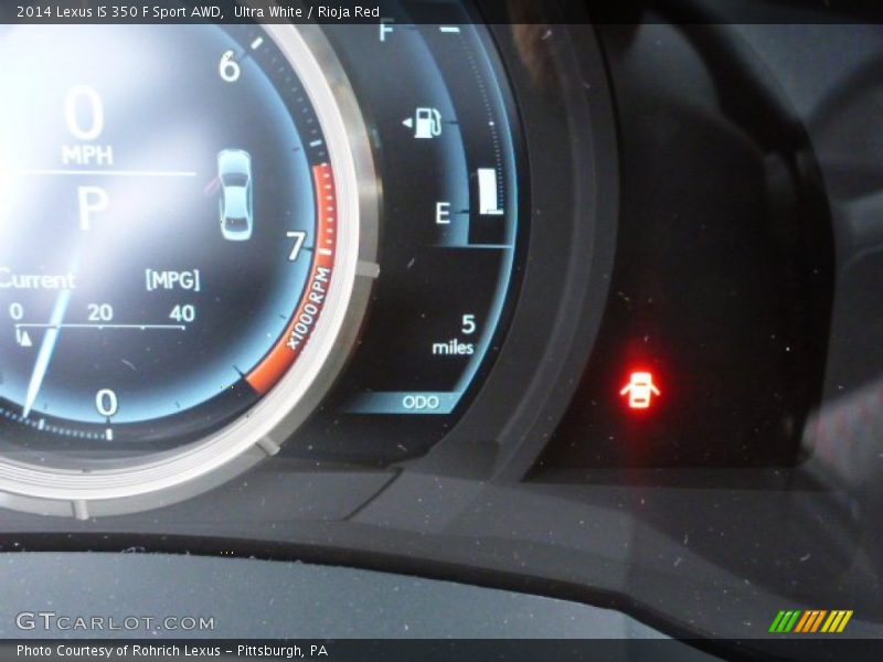 Ultra White / Rioja Red 2014 Lexus IS 350 F Sport AWD