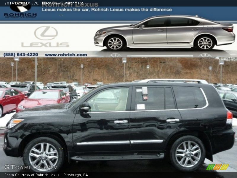 Black Onyx / Parchment 2014 Lexus LX 570
