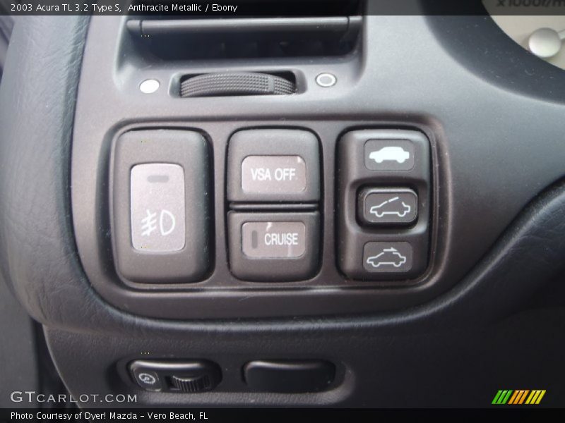 Controls of 2003 TL 3.2 Type S