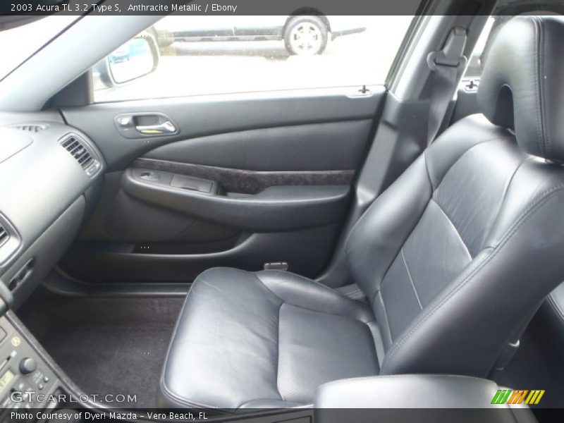 Anthracite Metallic / Ebony 2003 Acura TL 3.2 Type S