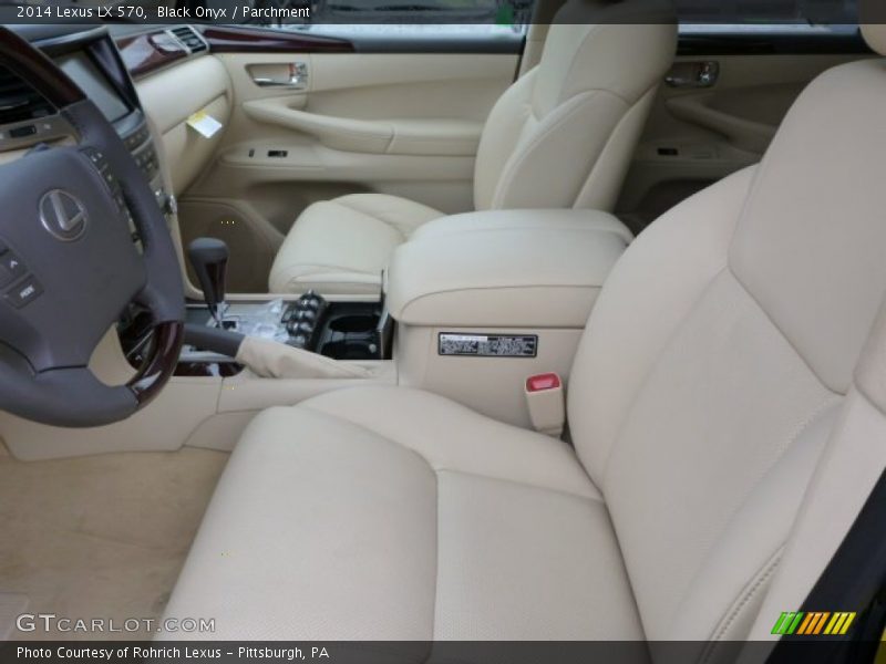 Front Seat of 2014 LX 570