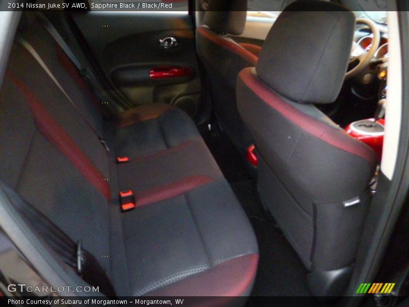 Rear Seat of 2014 Juke SV AWD