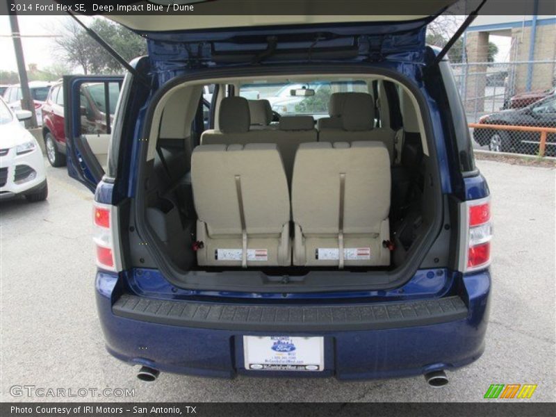 Deep Impact Blue / Dune 2014 Ford Flex SE