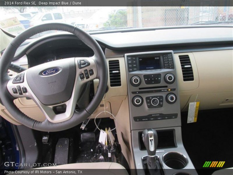 Deep Impact Blue / Dune 2014 Ford Flex SE