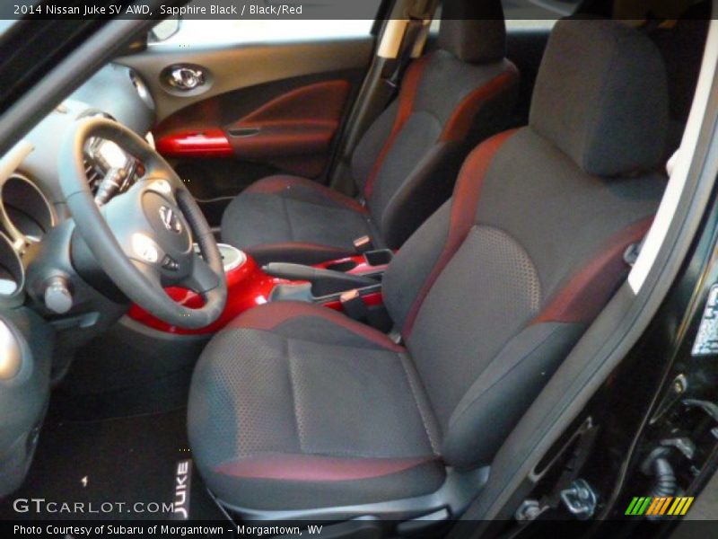 Front Seat of 2014 Juke SV AWD
