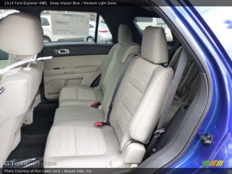 Rear Seat of 2014 Explorer 4WD