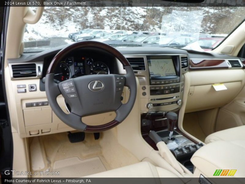 Dashboard of 2014 LX 570