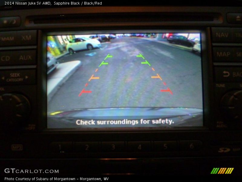 Sapphire Black / Black/Red 2014 Nissan Juke SV AWD