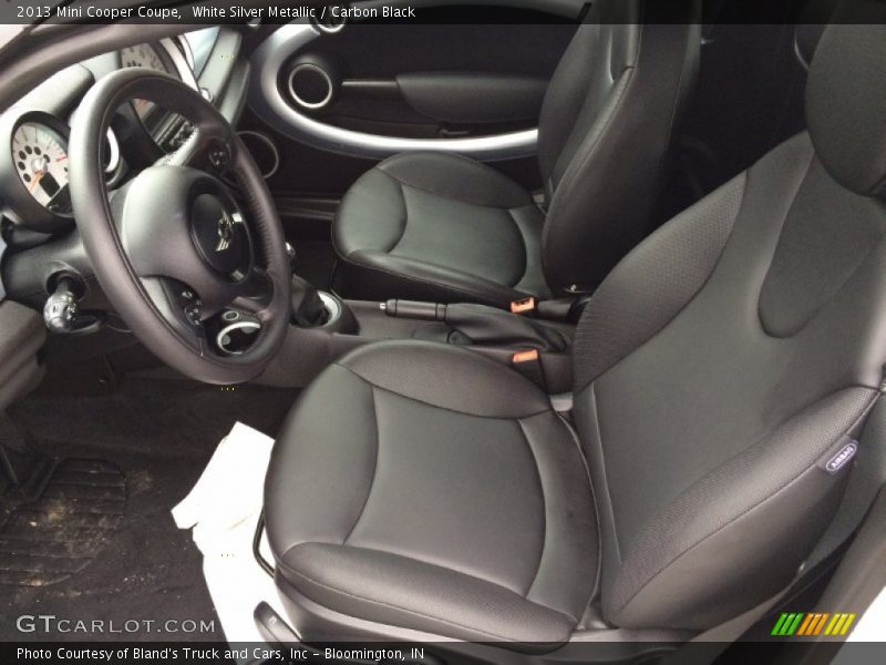 White Silver Metallic / Carbon Black 2013 Mini Cooper Coupe