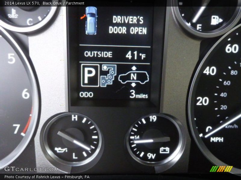 Black Onyx / Parchment 2014 Lexus LX 570