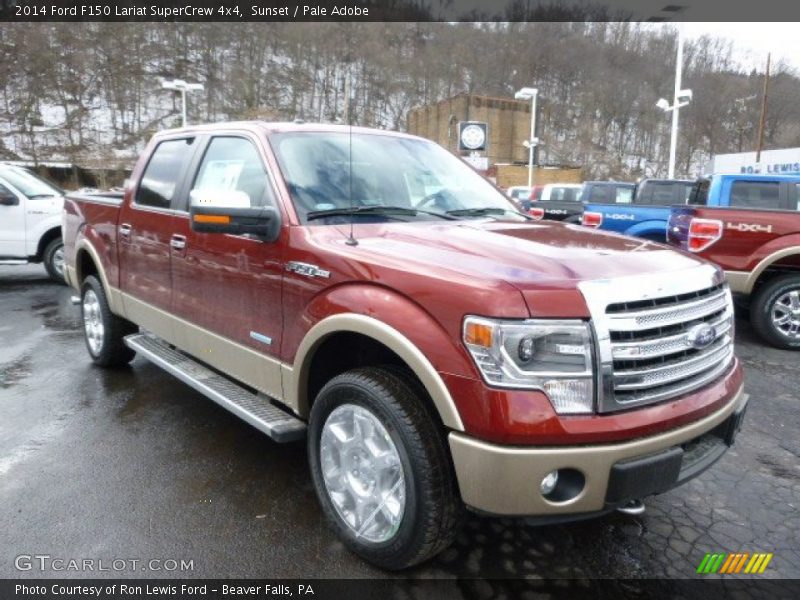 Sunset / Pale Adobe 2014 Ford F150 Lariat SuperCrew 4x4