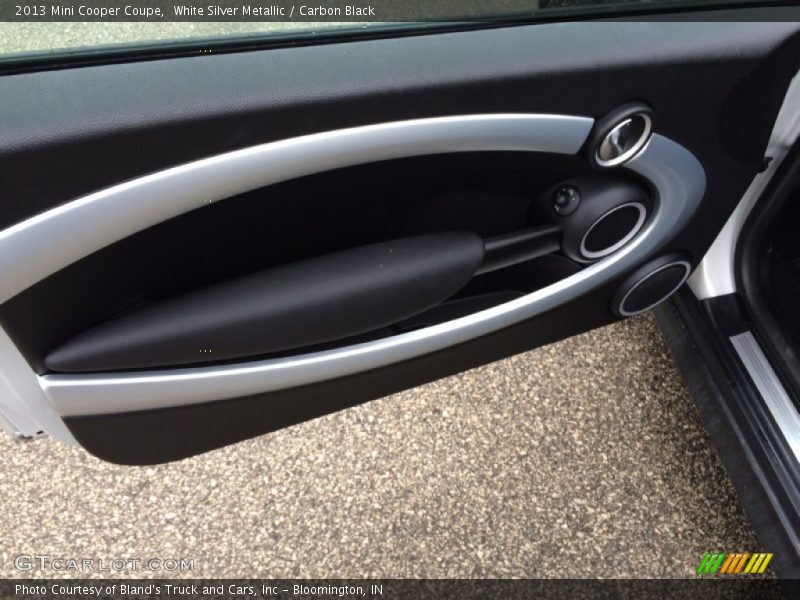 White Silver Metallic / Carbon Black 2013 Mini Cooper Coupe