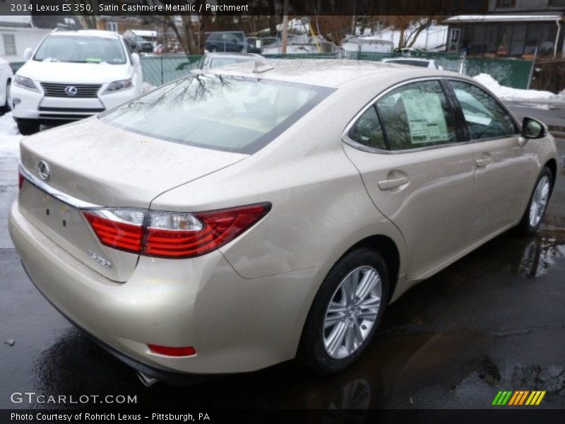 Satin Cashmere Metallic / Parchment 2014 Lexus ES 350