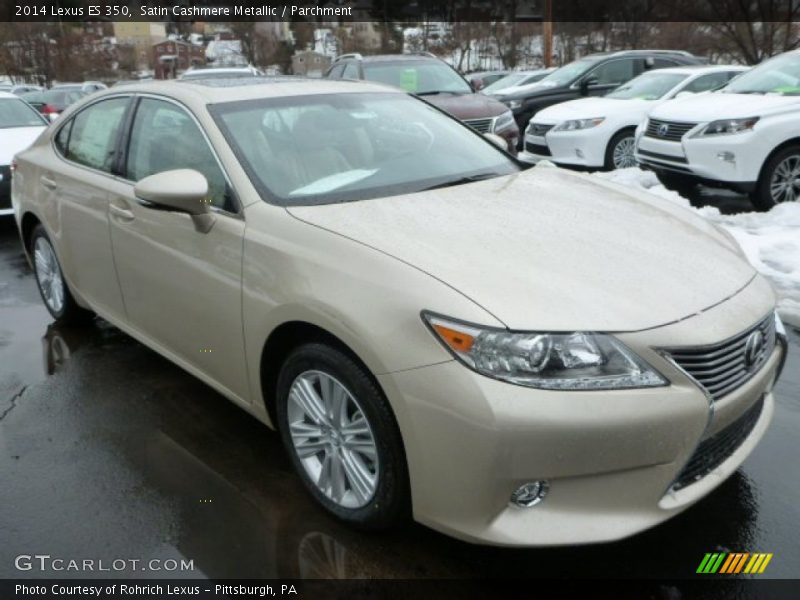 Satin Cashmere Metallic / Parchment 2014 Lexus ES 350