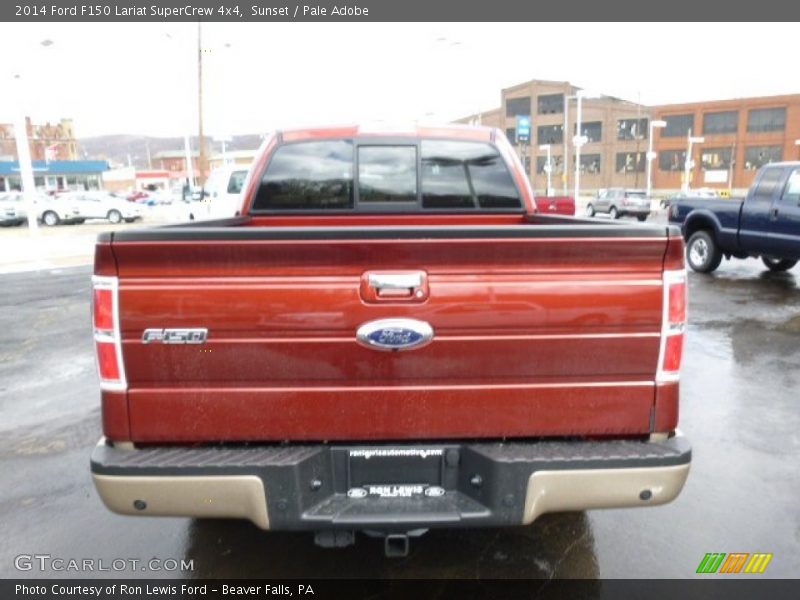 Sunset / Pale Adobe 2014 Ford F150 Lariat SuperCrew 4x4