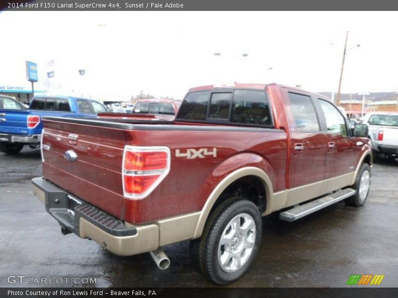 Sunset / Pale Adobe 2014 Ford F150 Lariat SuperCrew 4x4