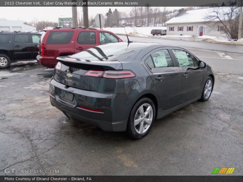 Cyber Gray Metallic / Jet Black/Ceramic White Accents 2013 Chevrolet Volt