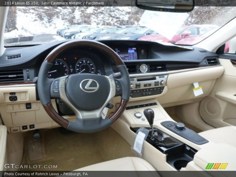 Satin Cashmere Metallic / Parchment 2014 Lexus ES 350