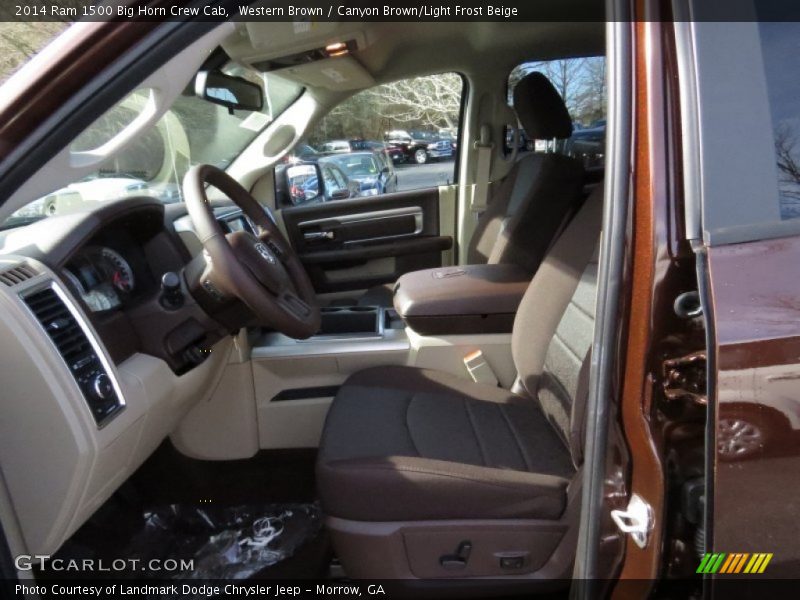  2014 1500 Big Horn Crew Cab Canyon Brown/Light Frost Beige Interior